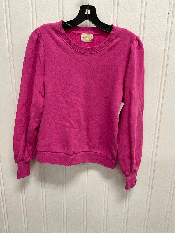 Sweatshirt Crewneck By Nation Ltd In Pink, Size: S Relaxed Men's Australian 