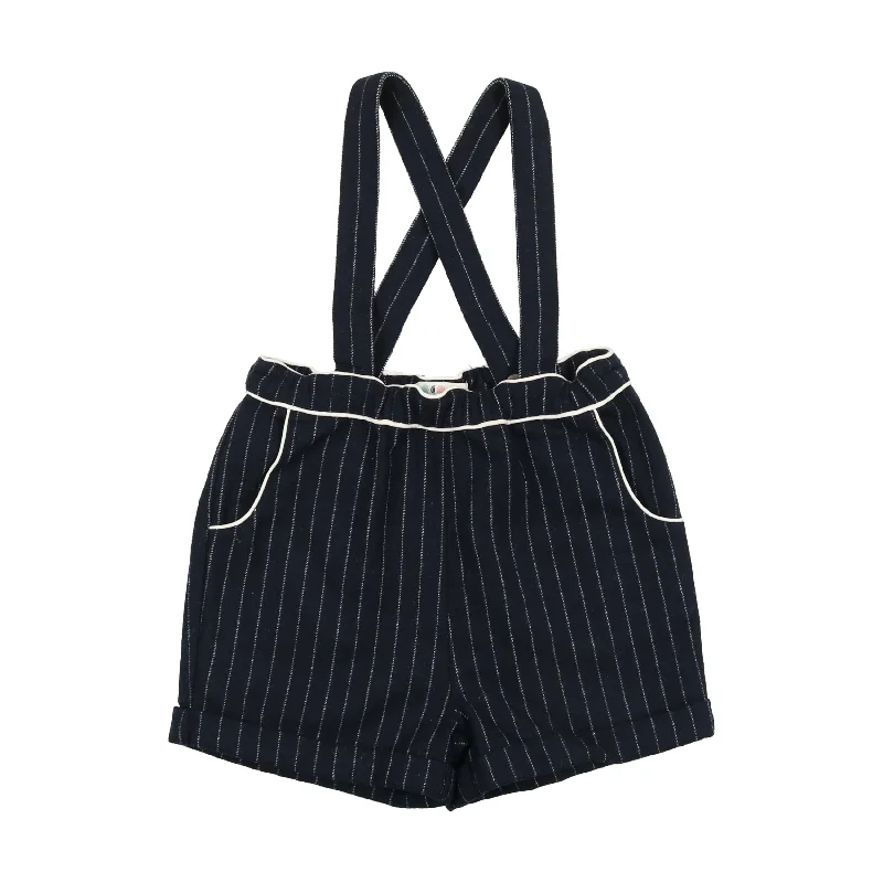 Coco Blanc Pinstripe romper Navy Pinstripe Hip Men's Urban