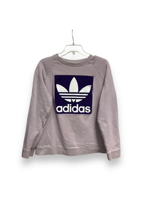 Sweatshirt Crewneck By Adidas In Purple, Size: Xl Artistic Men's Hand