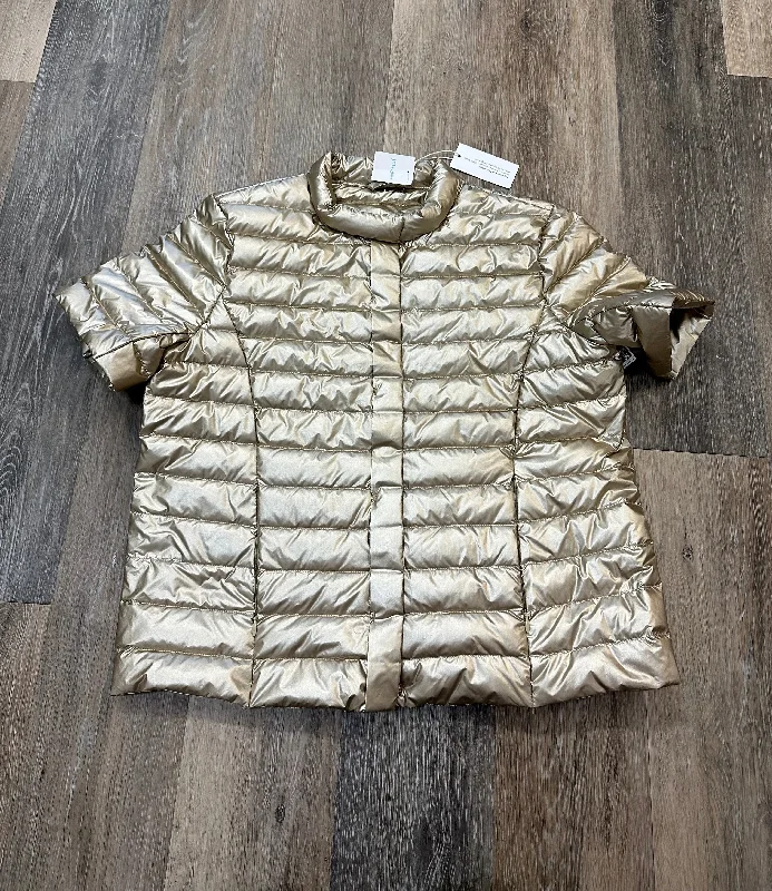 Vest Puffer & Quilted By J Mclaughlin In Gold, Size: M Dynamic Men's Glow