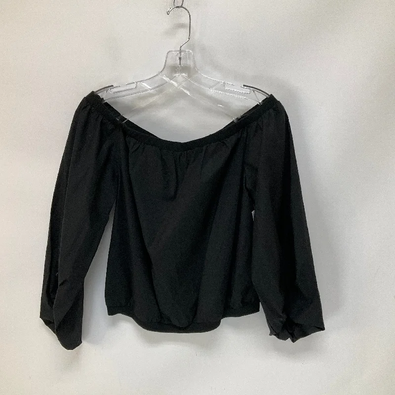 Black Top Long Sleeve 7 For All Mankind, Size Xs Minimalist Men's Casual 