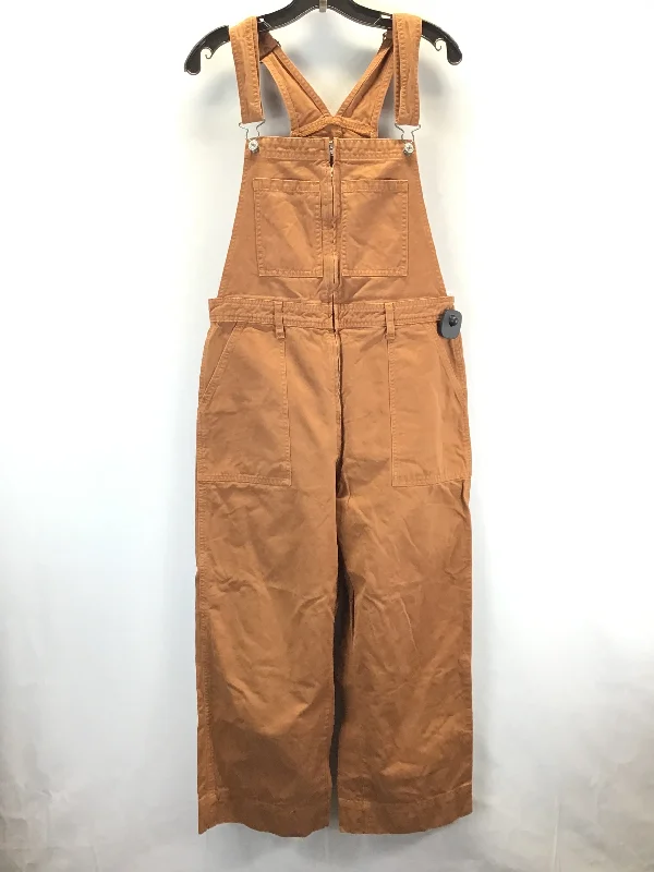 Overalls By Abercrombie And Fitch In Brown Denim, Size: L Laid