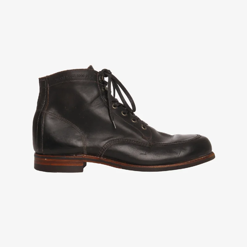 1000 Mile Leather Boot Modern Men's Geometric