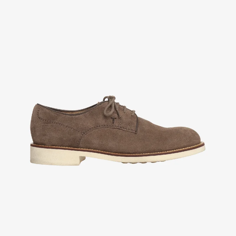 Suede Derby Shoes Cclassic Men's Tweed