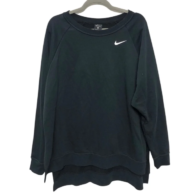 Sweatshirt Crewneck By Nike Apparel In Black, Size:L Tough Men's Military