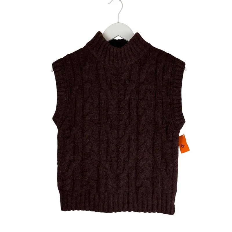 Vest Sweater By A New Day In Brown, Size: Xs Bold Men's Statement