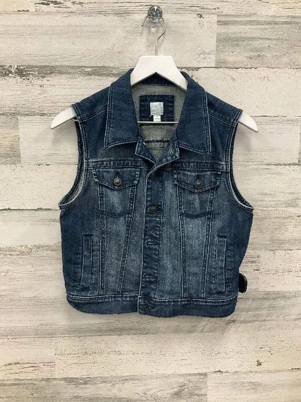 Vest Other By Lc Lauren Conrad In Blue Denim, Size: M Unique Men's Patch