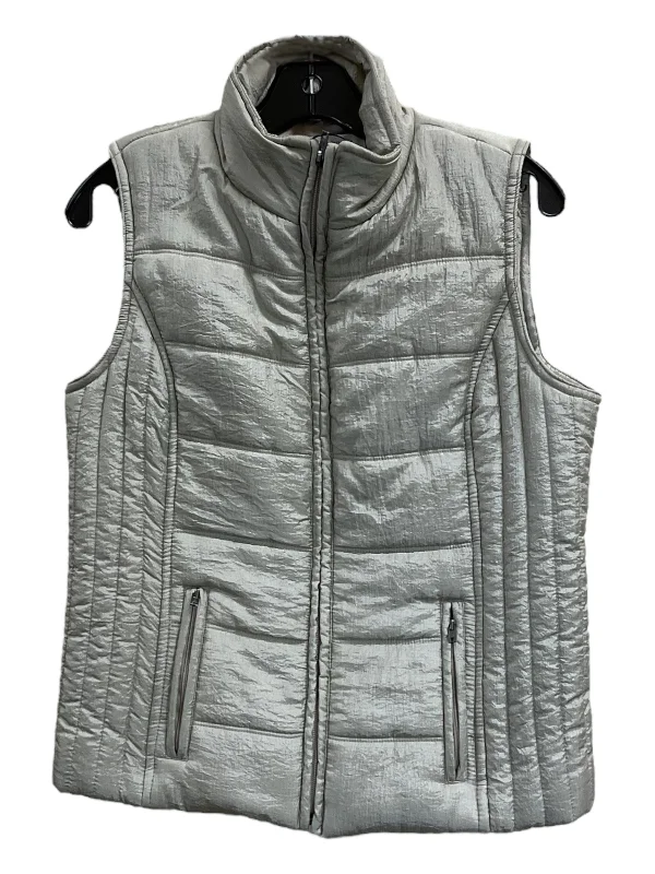 Vest Puffer & Quilted By Liz Claiborne In Tan, Size: M Streetwear Style