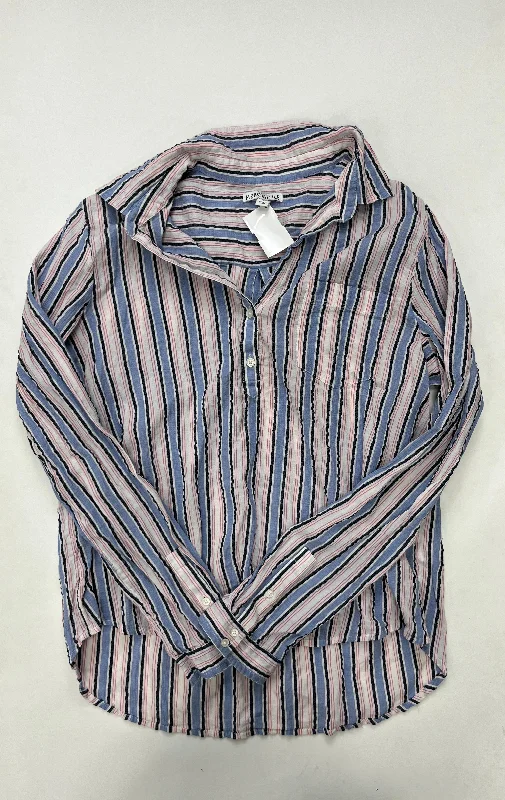 Striped Top Long Sleeve J Crew O, Size L Youthful Men's Anime