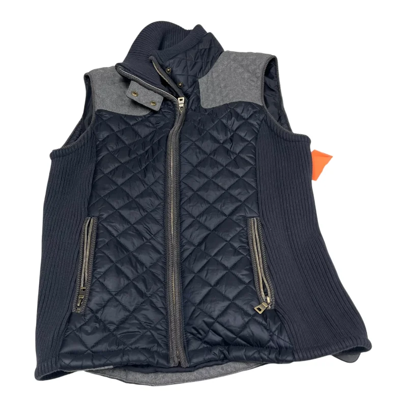 Vest Puffer & Quilted By Johnston & Murphy In Navy, Size: S Sporty Men's Athleisure 