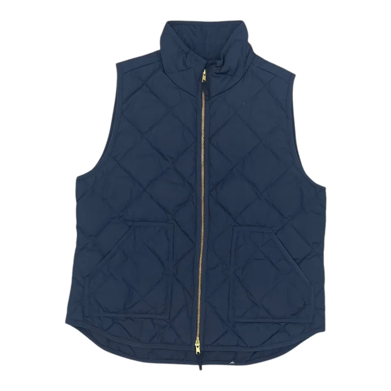 Vest Puffer & Quilted By J. Crew In Blue, Size:L Hip Men's Urban