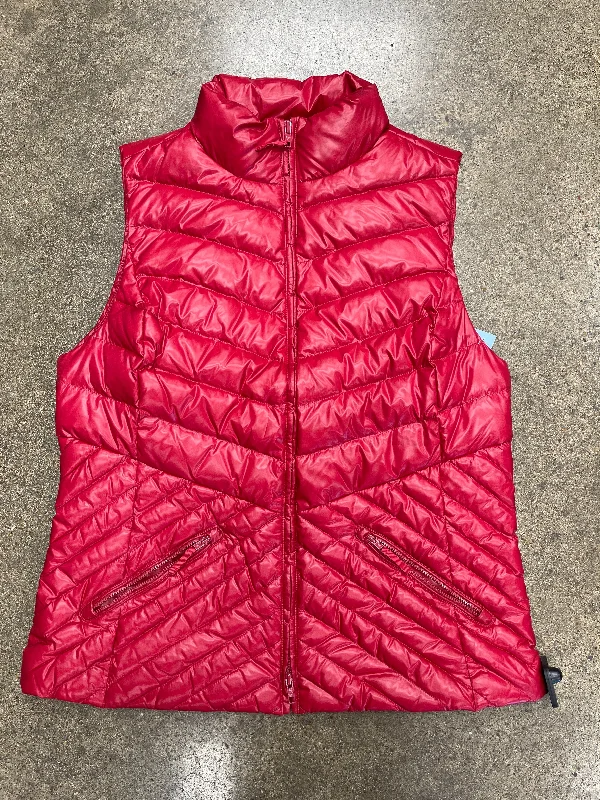 Vest Puffer & Quilted By Talbots In Red, Size:L Business