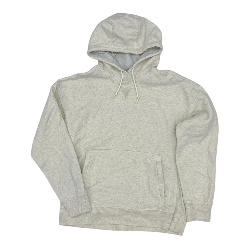 Athletic Sweatshirt Hoodie By All In Motion In Cream, Size:L Cozy Men's Winter