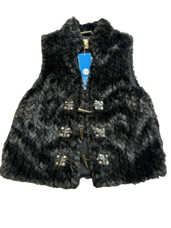 Vest Faux Fur & Sherpa By Michael By Michael Kors In Brown, Size: M Cozy Men's Winter