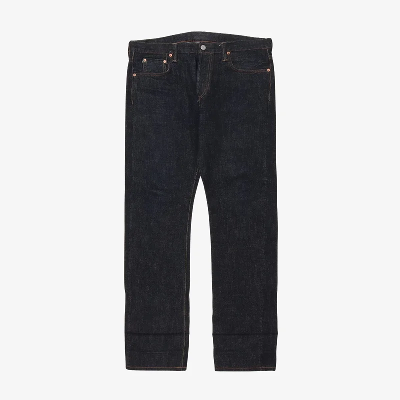 Lot 1109XX Slim Selvedge Denim Monochromatic Office Style