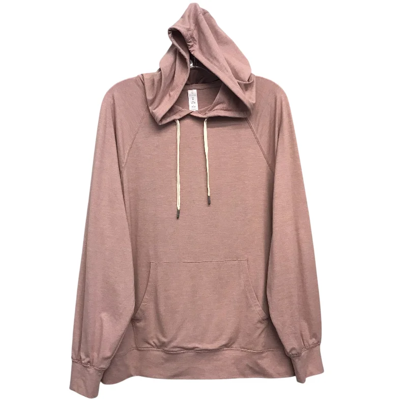 Sweatshirt Hoodie By Balance Collection In Mauve, Size:M Dynamic Men's Moto