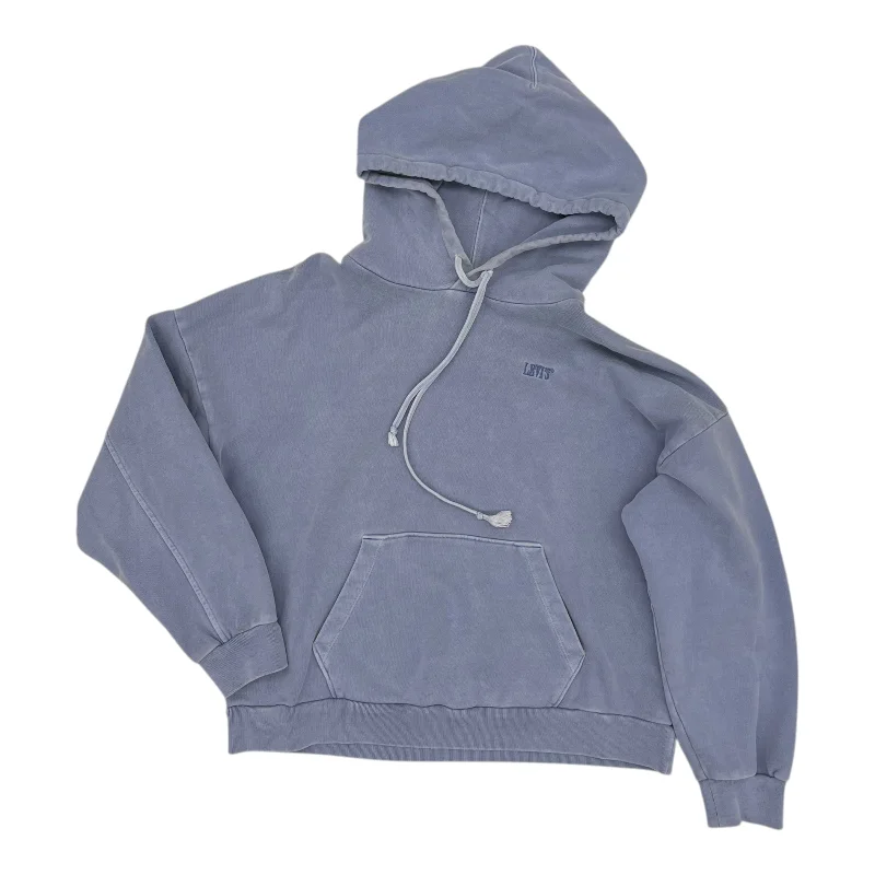 Sweatshirt Hoodie By Levis In Blue, Size:M Monochromatic All