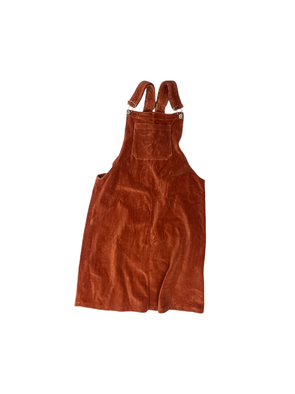 Overalls By POLAGRAM In Orange, Size: L Cozy Men's Winter