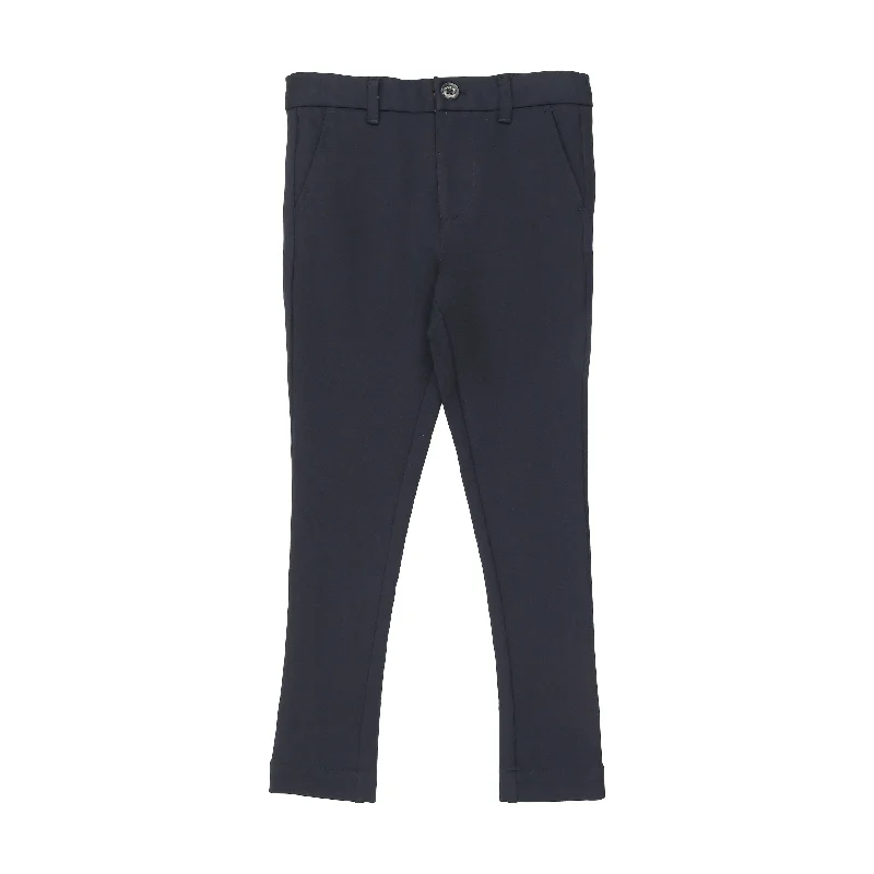 Coco Blanc Wool Pants Navy AW24 Athletic Men's Compression