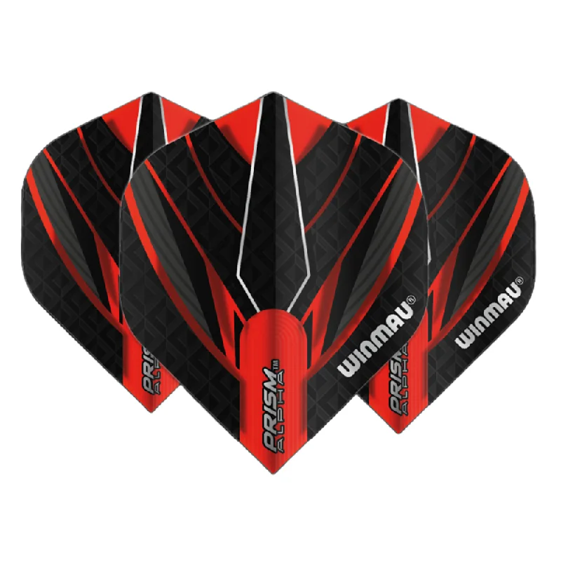 Winmau Prism Alpha Red and Black Darts Flights Cozy Men's Sherpa