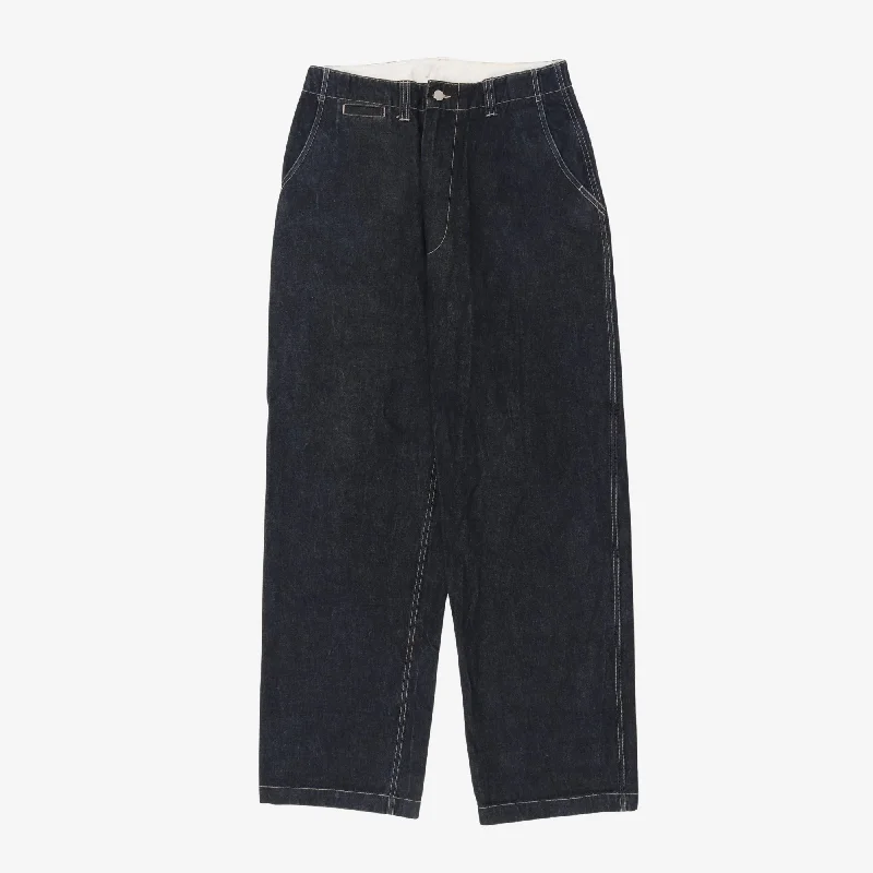 Denim Field Trouser (33W x 34L) British Gentleman Style