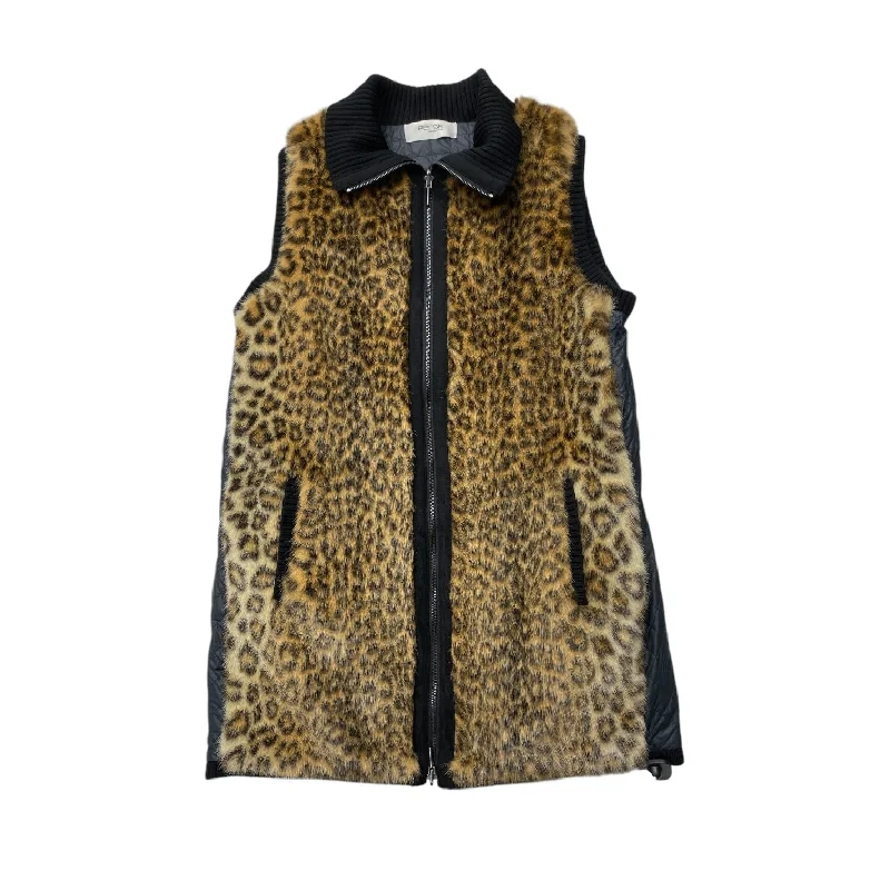 Vest Designer By Per Se In Animal Print, Size: L Trendy Men's Scandinavian