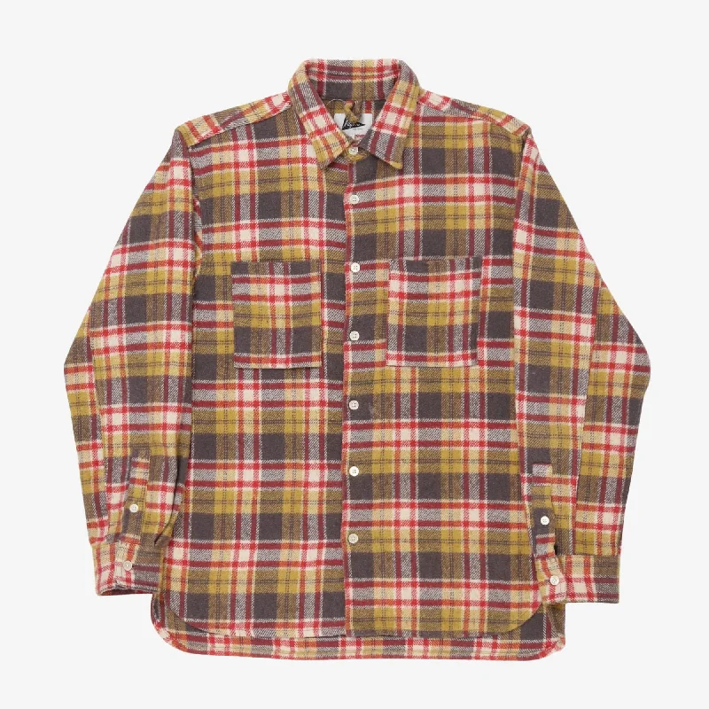 Flannel Shirt British Gentleman Style