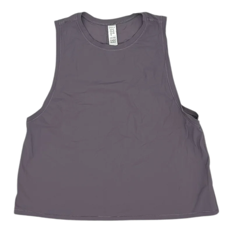 Athletic Tank Top By Spanx In Grey, Size:M Practical Men's Quick