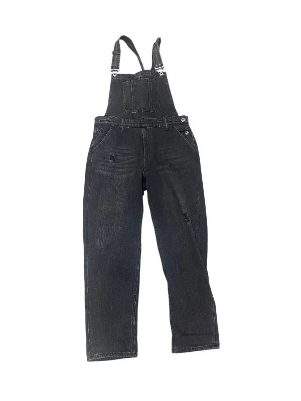 Overalls By Risen In Black Denim, Size: M Relaxed Men's Beach