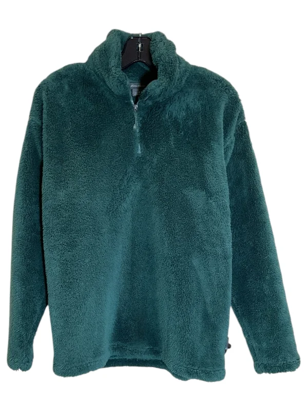 Sweatshirt Collar By Eddie Bauer In Green, Size: M Masculine Men's 