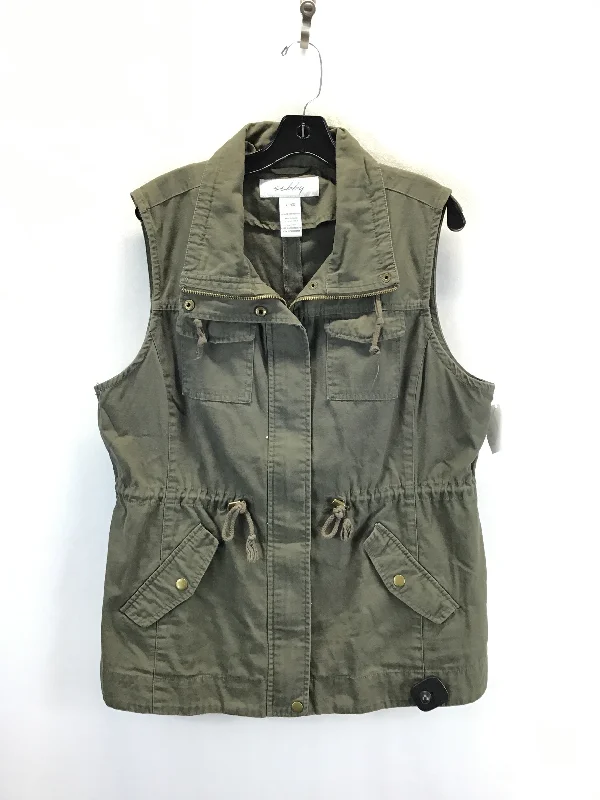 Vest Other By Sebby In Green Denim, Size: Xl Luxurious Men's High