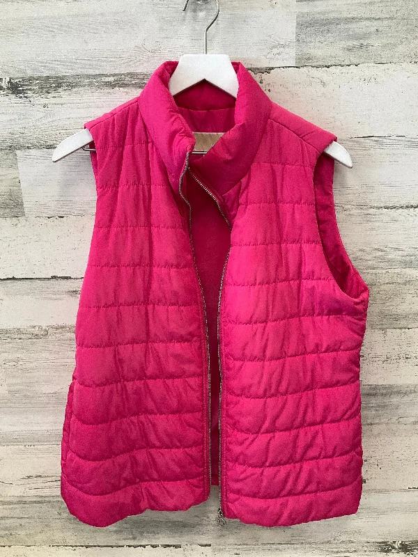 Vest Puffer & Quilted By Michael By Michael Kors In Pink, Size: L Hip Men's Urban