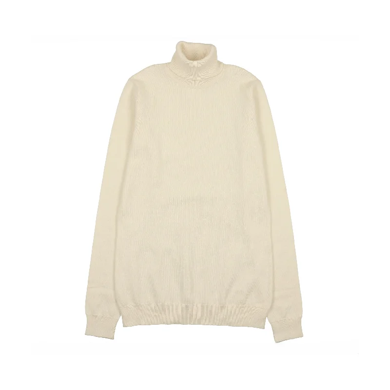 Coco Blanc Knit Turtleneck Cream Tough Men's Tactical