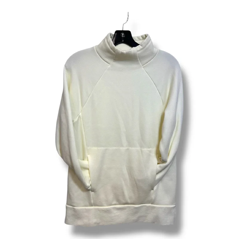 Sweatshirt Crewneck By Fabletics In Cream, Size: Xs Vacation