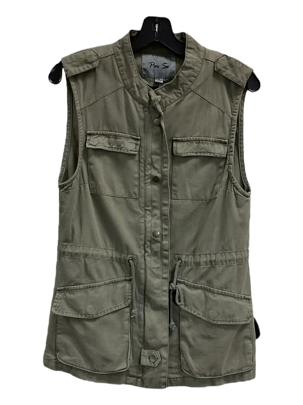 Vest Other By Per Se In Green, Size: S Rugged Men's Outdoor 