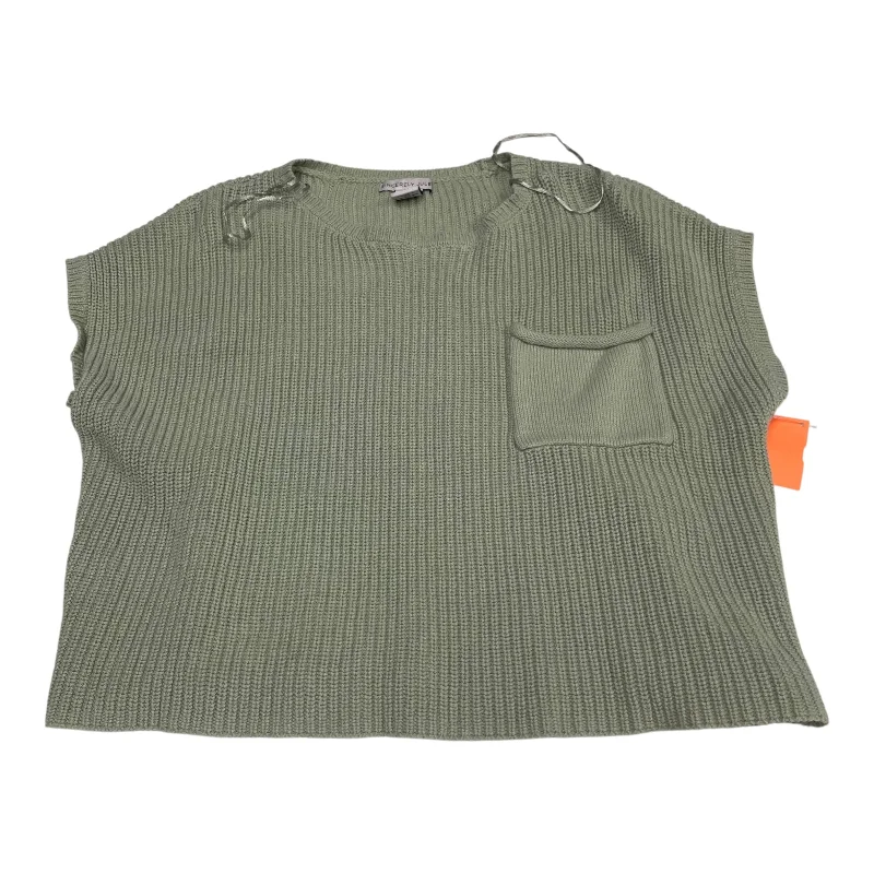 Vest Sweater By Sincerely Jules In Green, Size: M Casual Men's Japanese 