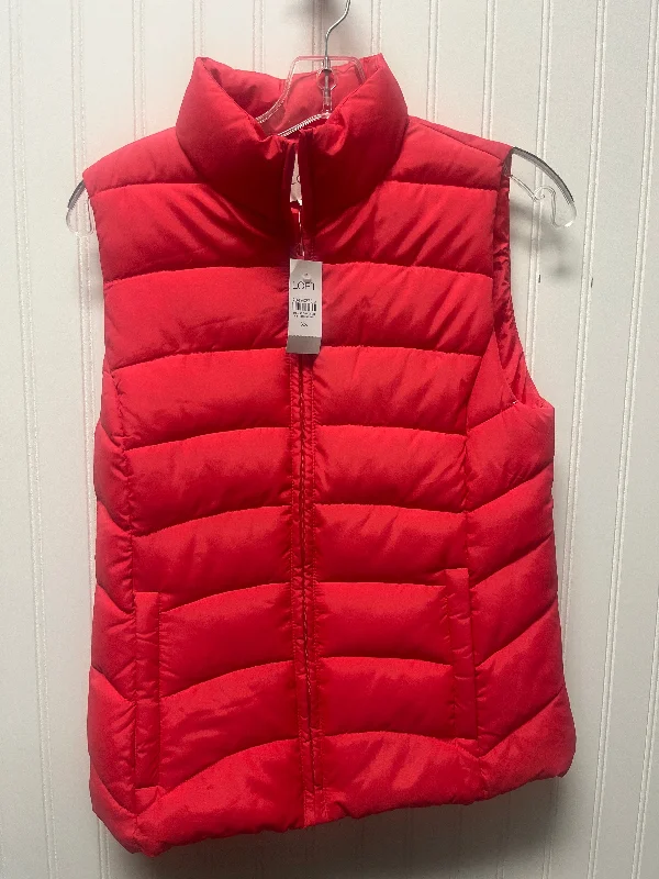 Vest Puffer & Quilted By Loft In Red, Size: Xs Refined Men's European