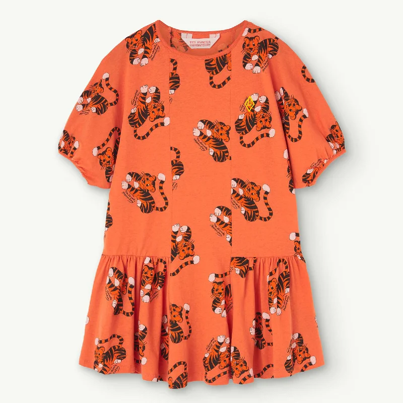 The Animals Observatory Walrus Kids Dress Orange Cool Men's Distressed