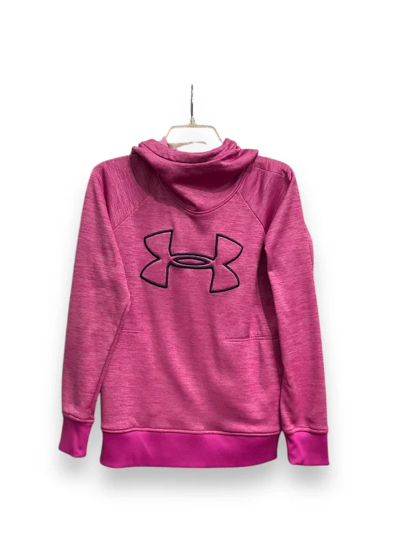 Athletic Sweatshirt Hoodie By Under Armour In Pink, Size: M Refined Men's Hand