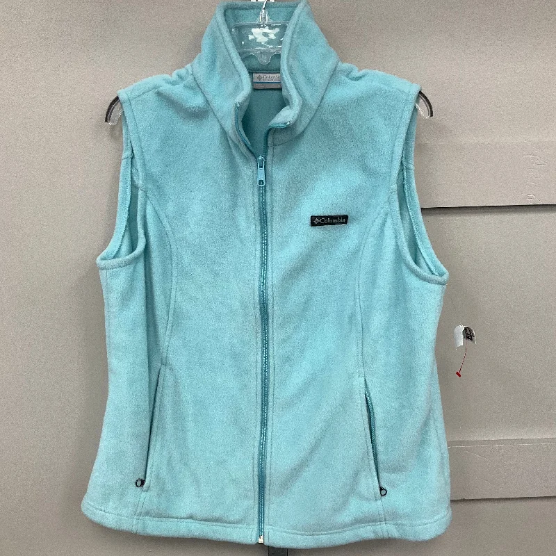 Vest Fleece By Columbia In Teal, Size: Xl Cool Men's Skate