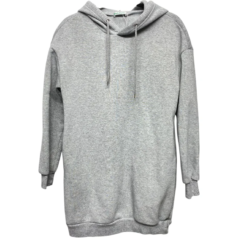 Athletic Sweatshirt Hoodie By Kidsform In Grey, Size: S Polished Men's Satin