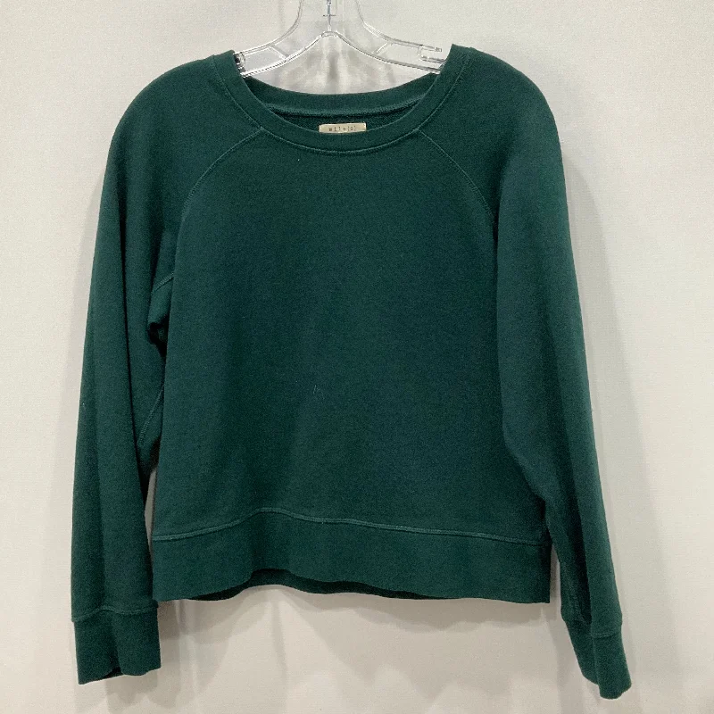 Sweatshirt Crewneck By Madewell In Green, Size: M Vintage Men's 1970S Disco