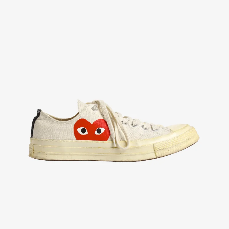 CDG PLAY Low Chuck Taylors Edgy Men's Punk