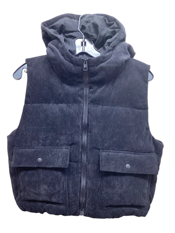 Vest Puffer & Quilted By Love Tree In Black, Size: M Athletic Men's High