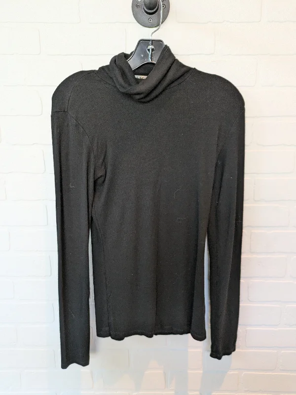 Black Top Long Sleeve Michael Stars, Size Onesize Confident Men's Power