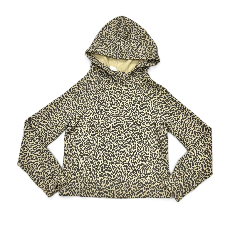 Sweatshirt Hoodie By Daily Practice By Anthropologie In Leopard Print, Size: Xs Preppy Men's College