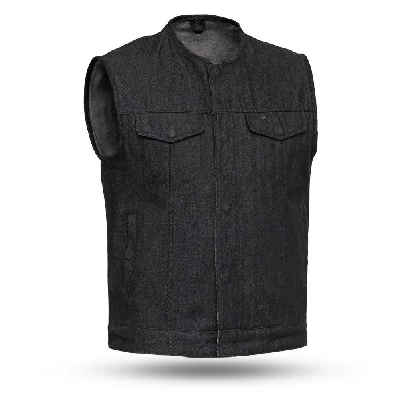 Eagle Leather Men's Haywood Denim Vest Trendy Men's Oversized