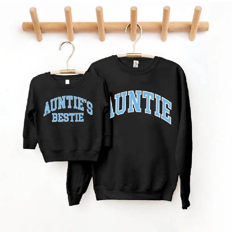 Auntie & Auntie's Bestie Essential Varsity Matching Sweatshirts Sophisticated Men's French