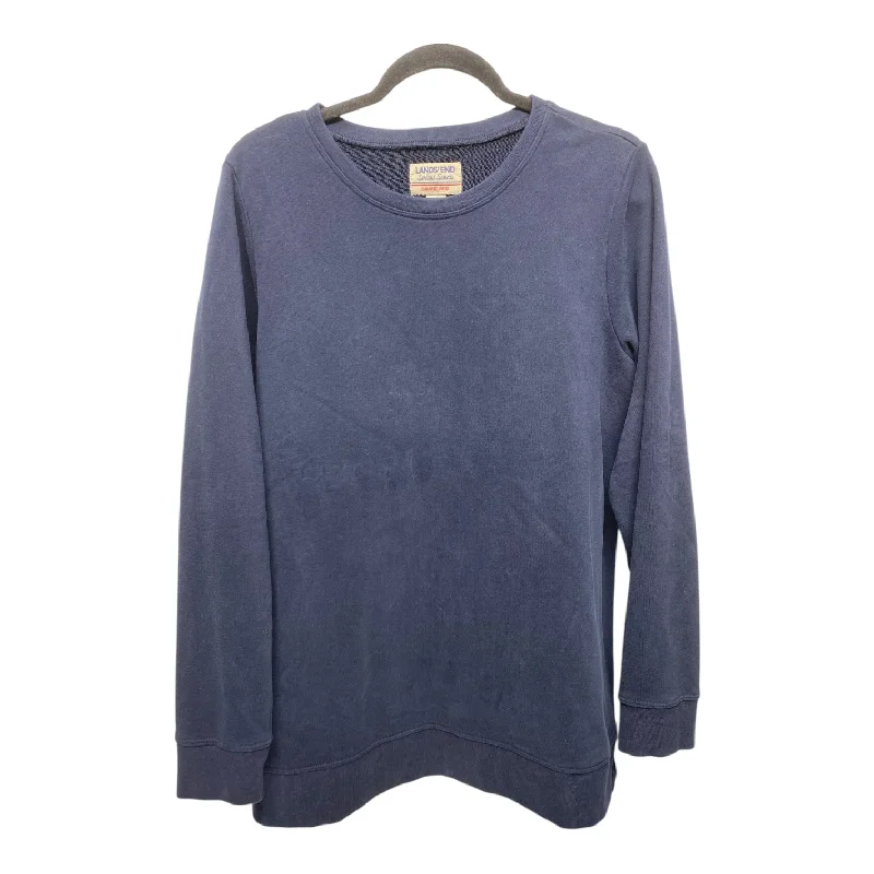 Sweatshirt Crewneck By Lands End In Blue, Size: L Refined Men's Classic 