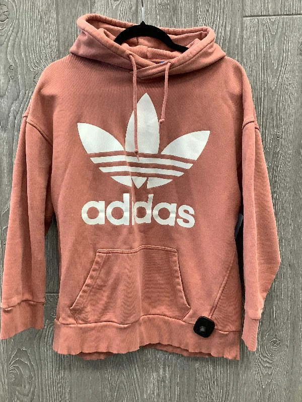 Athletic Sweatshirt Hoodie By Adidas In Pink, Size: Xs Confident Men's High